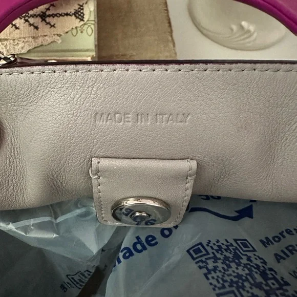 Christian Dior Diorissimo Pink 2 way Shoulder Bag  Silver Hardware - Picture 11 of 16